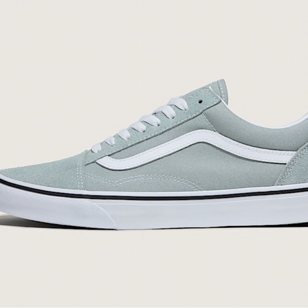 Vans Light Blue and White Sneakers